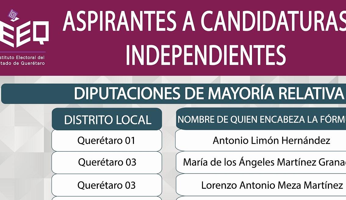 Procede registro de 31 aspirantes a candidaturas independientes en Querétaro