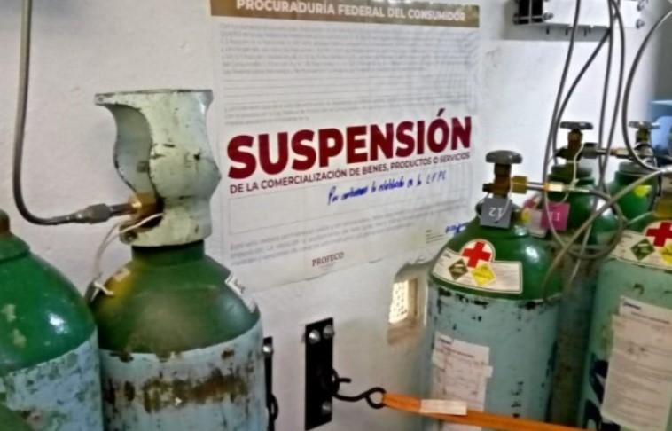 Por abusos, suspenden 6 establecimientos que ofertan oxigeno medicinal en CdMx.