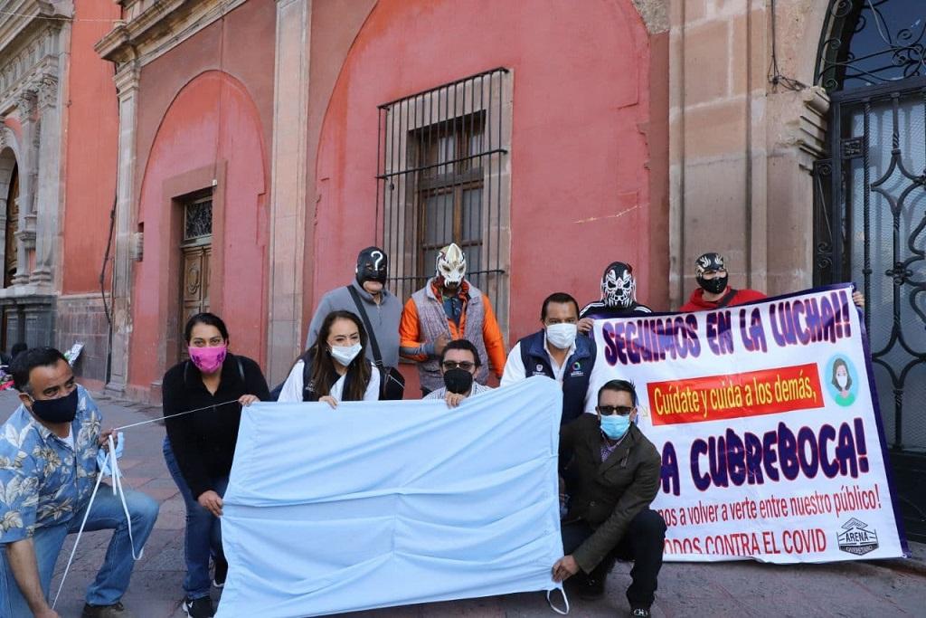 Realizan 9a edición de Jornada de Limpieza y concientización del uso de cubrebocas en Querétaro.