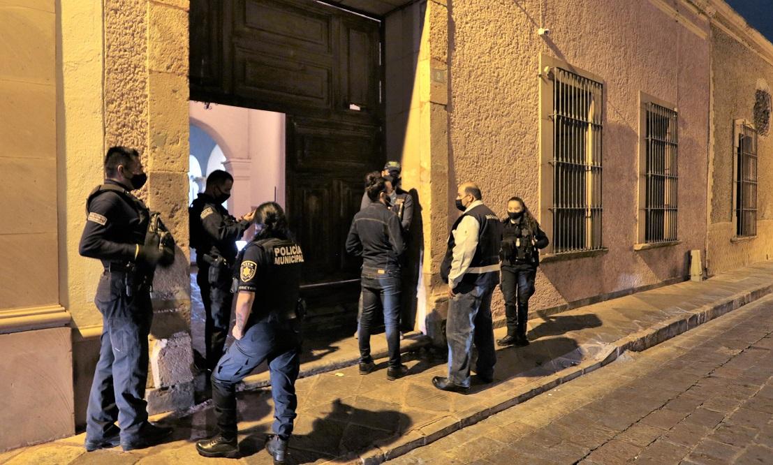 Queretanos retan al coronavirus; la unidad Anti-COVID dispersa 15 eventos o fiestas.