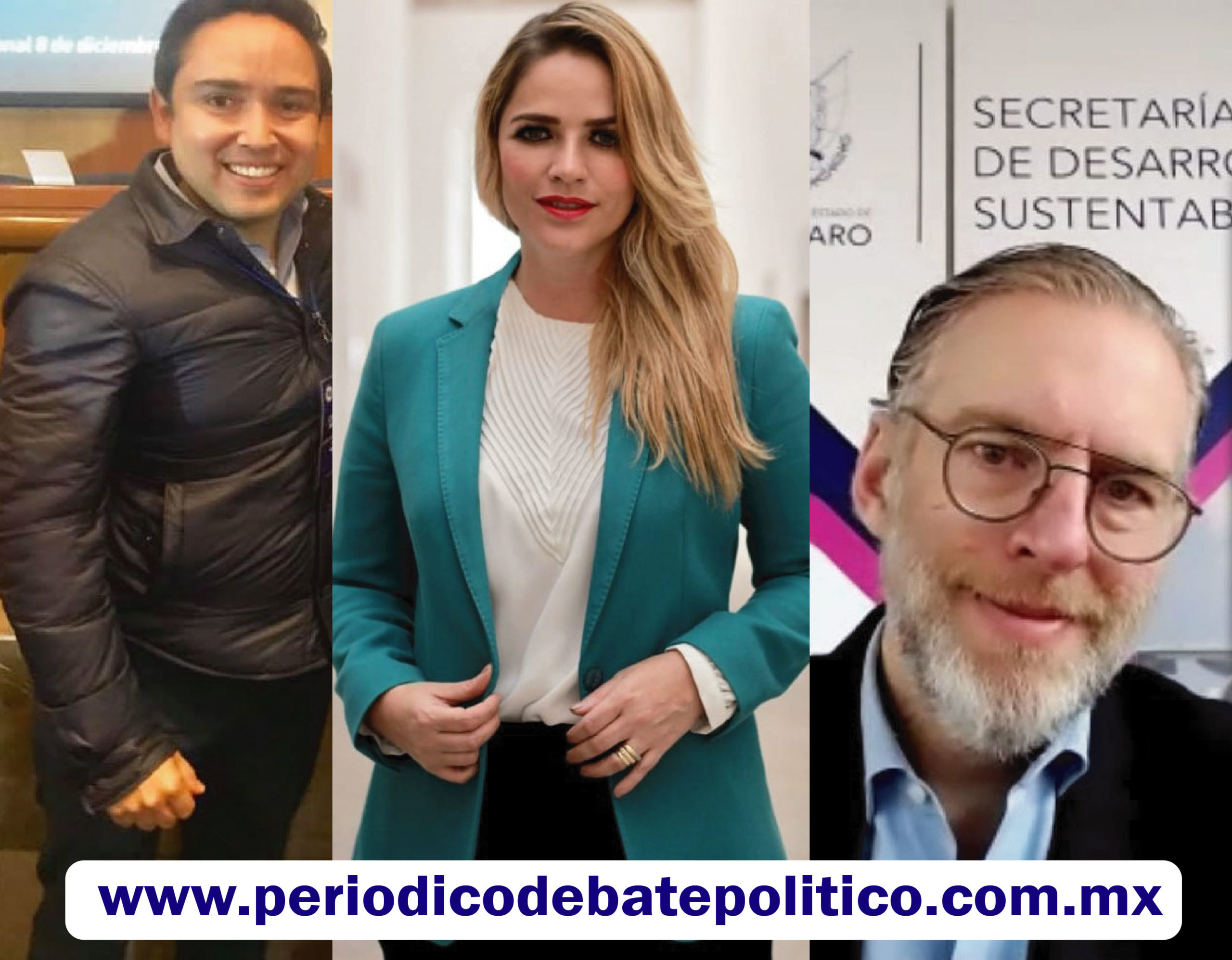 Antonio Rangel, Paulina Aguado y Marco del Prete, se apuntan para ser diputados federales plurinominales del PAN