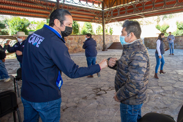 El Gobernador Francisco Domínguez entrega obras en Pinal de Amoles por 21 mdp