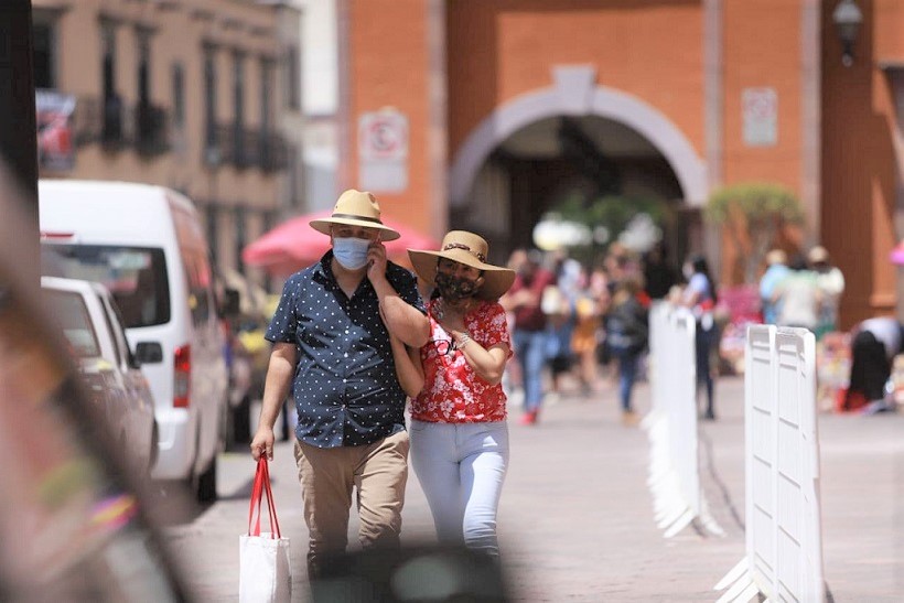 Inician operativo para evitar aglomeraciones en el Centro Histórico de Querétaro