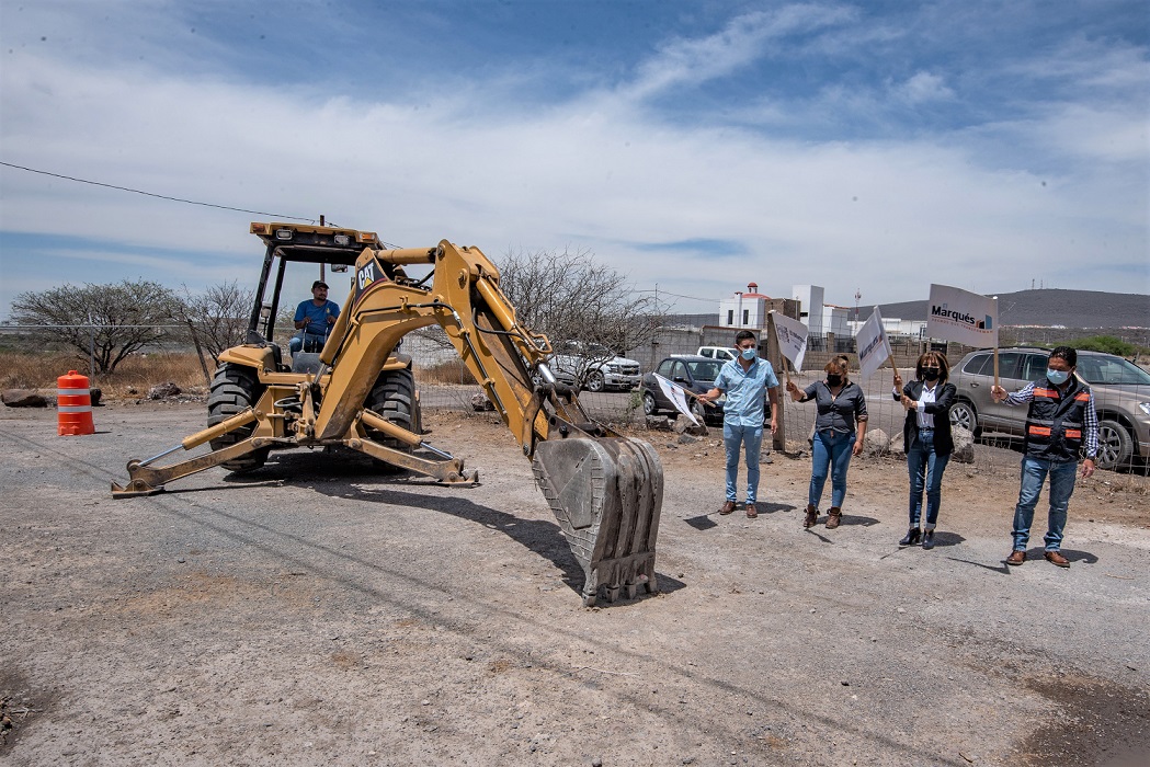 Invierte el Marqués 17.4 mdp para obras de urbanización en El Pozo y Palo Alto