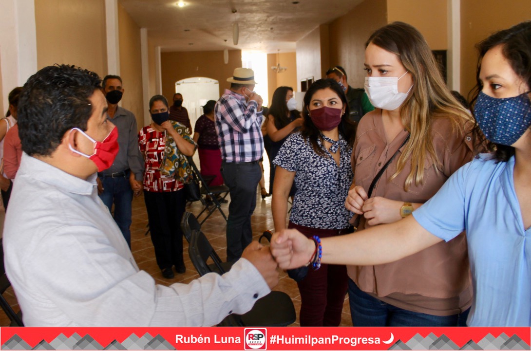 Rubén Luna de RSP arranca campaña en Huimilpan.