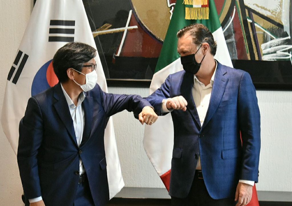 Con este objetivo se reúne Mauricio Kuri con el embajador de Corea