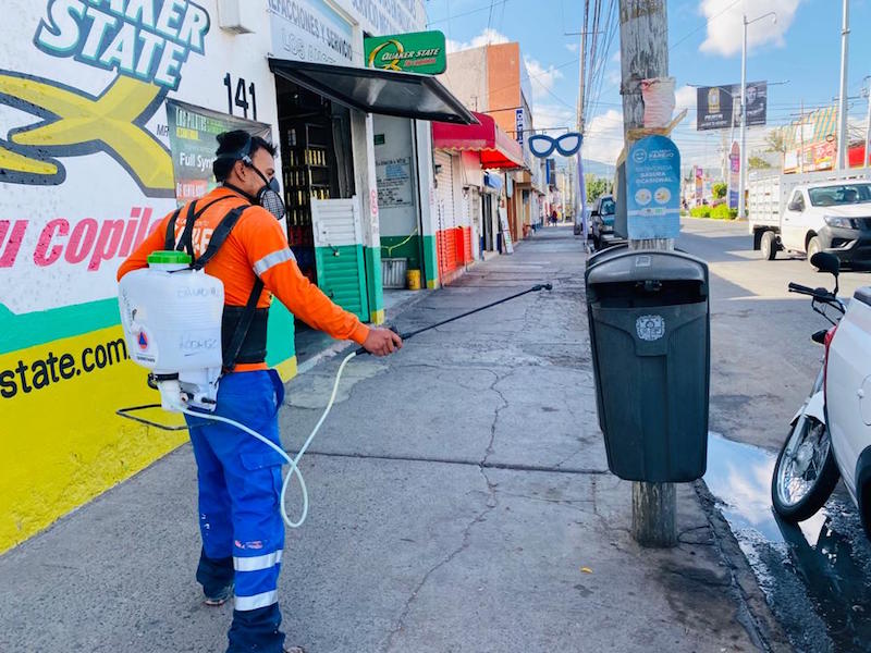 Para evitar COVID, realizarán la 14ª jornada de limpieza en el Centro Histórico de Querétaro