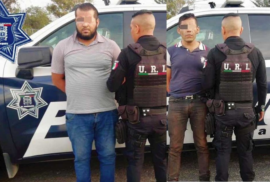 Policías de El Marqués arrestan a dos hombres por robo de vehículo
