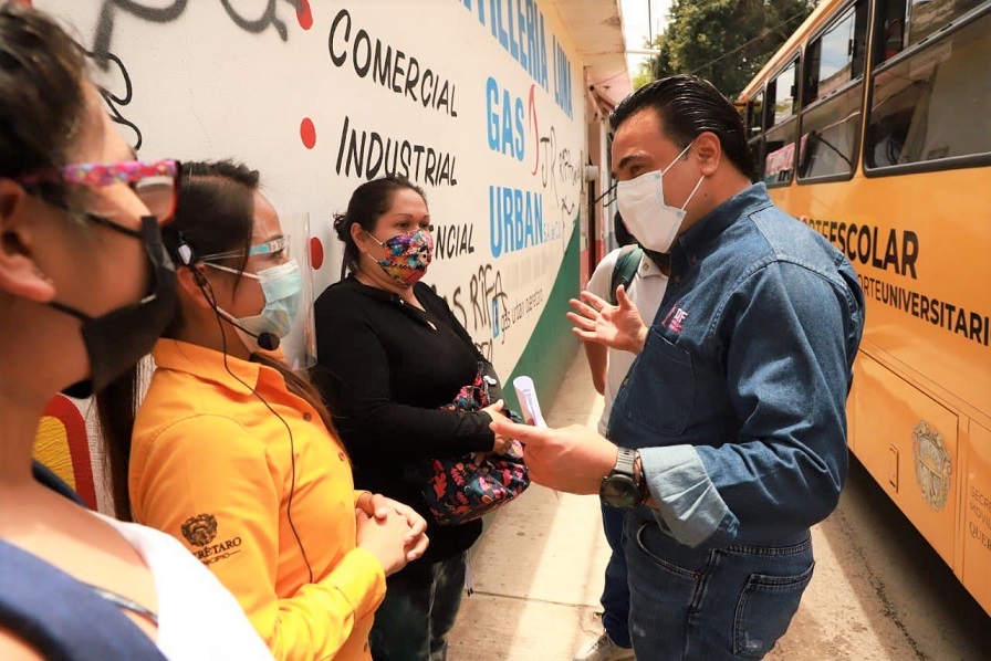 140 mil traslados para la jornada de vacunación, ha brindado el Municipio de Querétaro
