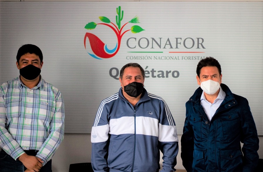 Alcalde Electo de San Joaquín se reúne con Titular de CONAFOR
