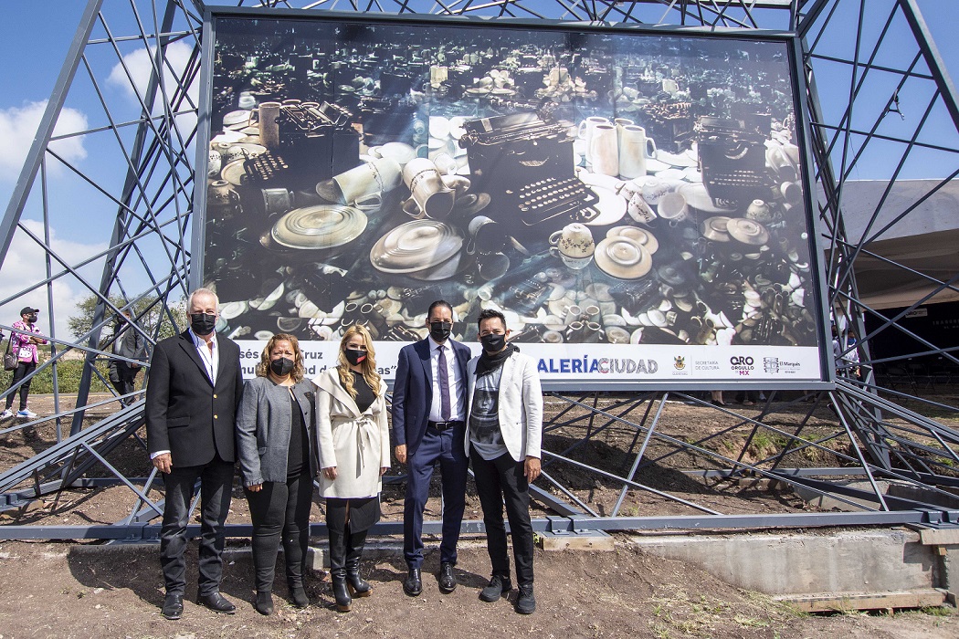 Enrique Vega Carriles y Francisco Domínguez inauguran la expo Galería Ciudad