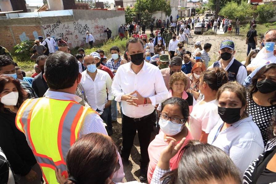 El Gobernador Mauricio Kuri emite declaratoria de emergencia por lluvias para San Juan del Río y Tequisquiapan