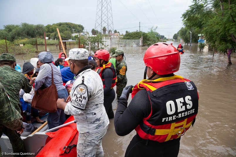 Intensas lluvias ahogan a 5 Municipios de Queretaro 1