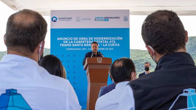 Anuncia Mauricio Kuri modernización de la carretera Santa Bárbara-Joaquin Herrera con inversión de 340 mdp