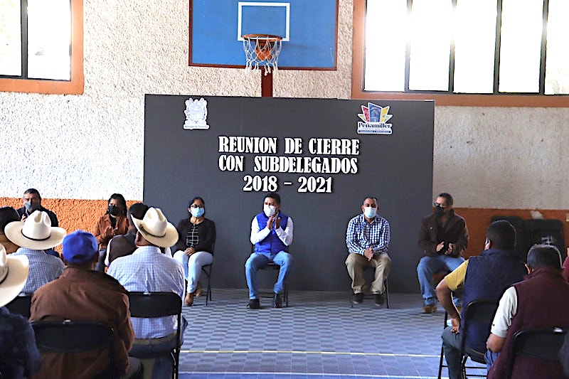 En Peñamiller se reúne Juan Carlos Linares con Autoridades Auxiliares 2018-2021.