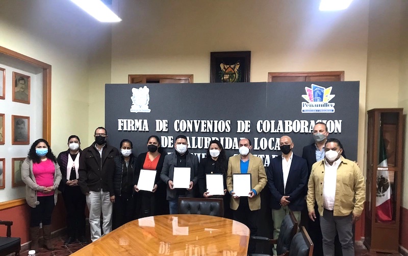 Peñamiller y la Secretaría de Salud firman convenios de colaboración para reforzar acciones sanitarias.