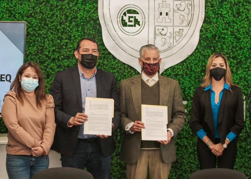 El Ayuntamiento de San Juan del Río el CONACYTEQ firman convenio de colaboración