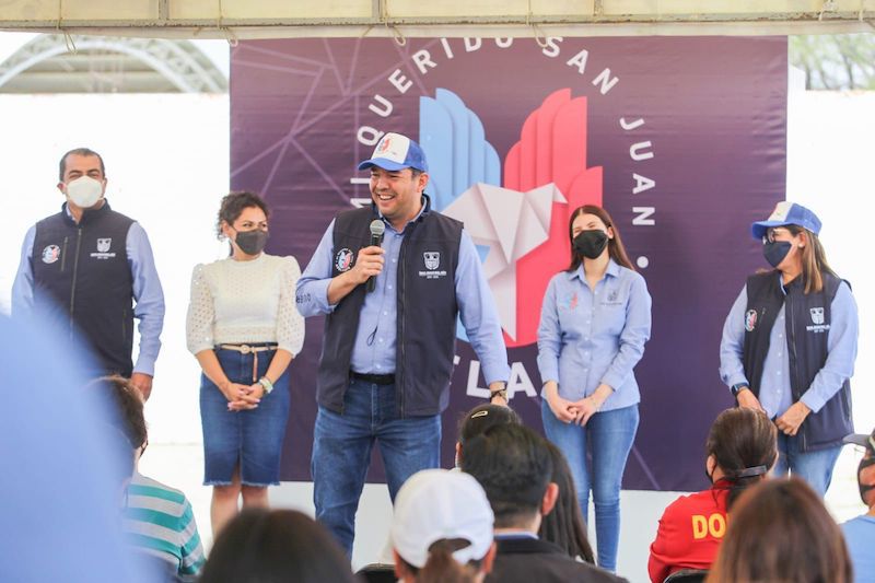 Roberto Cabrera Valencia pone en marcha el programa Adelante Mi Querido San Juan