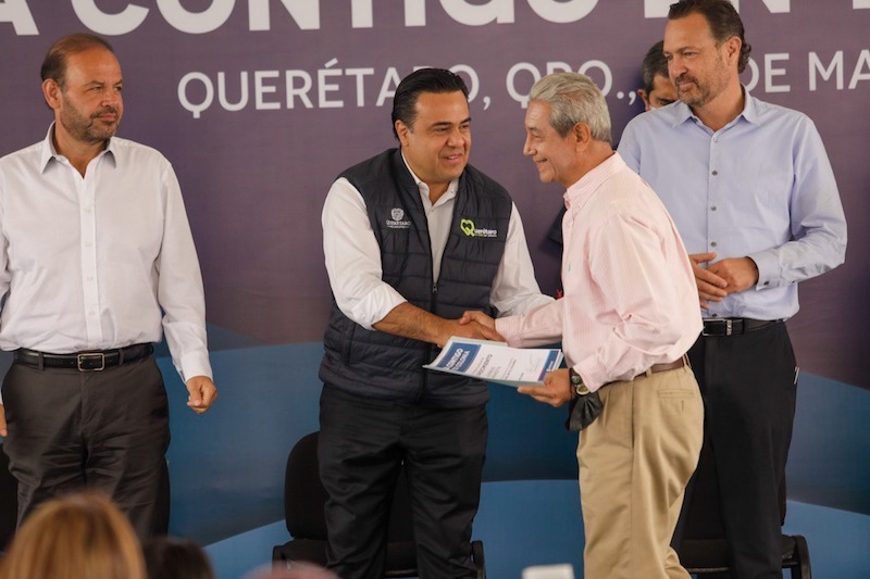 El Alcalde de Querétaro Luis Nava, acudió a la supervisión del programa CEA Contigo en tu Colonia