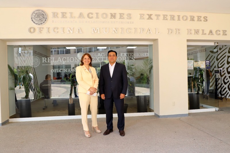 El Alcalde de Querétaro Luis Nava se reúne con la Subsecretaria de SRE Marta Delgado