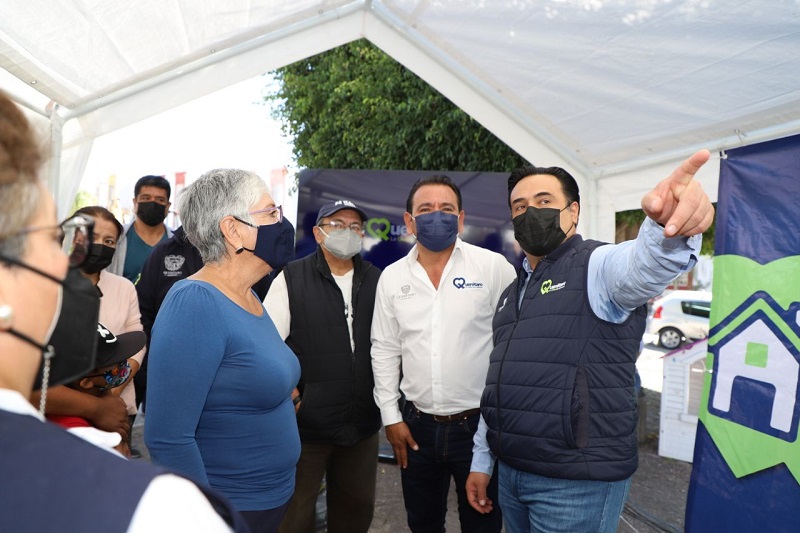 Luis Nava supervisa programa Dignificación de Condominios en Querétaro.