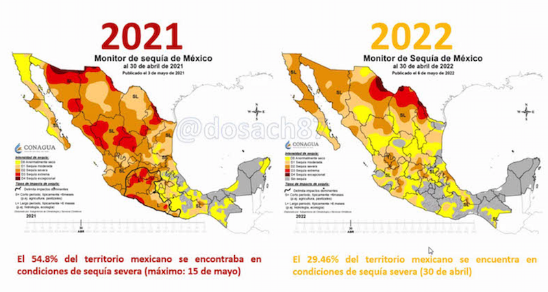 Sequía en el norte de México es causada principalmente por La Niña.