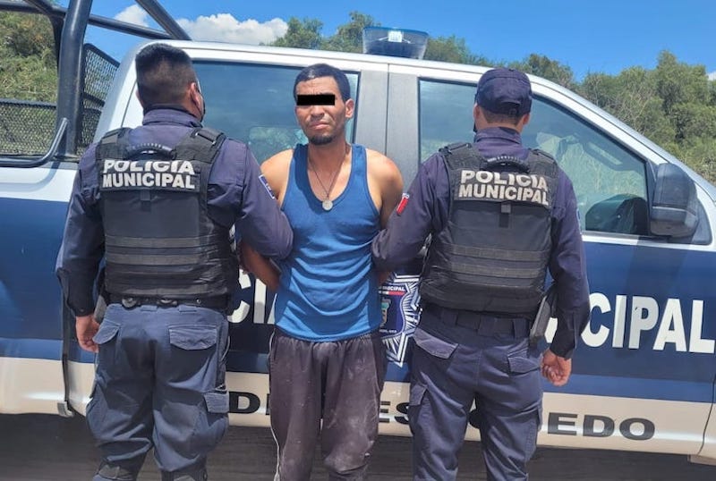 Cae El 22Chepe22 con 6 envoltorios de droga en Pedro Escobedo