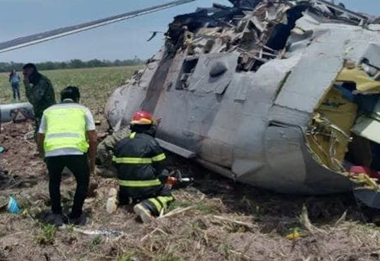Los 14 marinos muertos en Helicóptero participaron en detención de Caro Quintero en Los Mochis, Sinaloa..