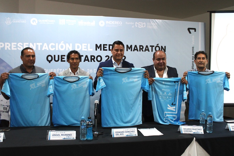 Presentan el primer Medio Maratón Querétaro 2022.