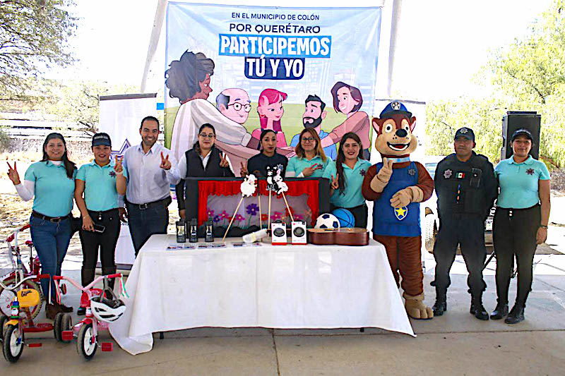 En Colón Querétaro se lleva a cabo jornada de prevención del delito.