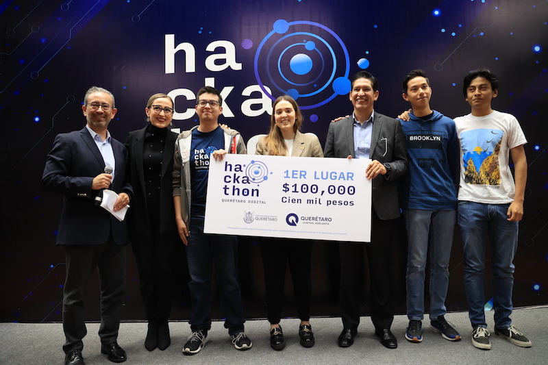 Entrega la SEJUVE premios por más de 200 mil pesos a ganadores del Hackathon