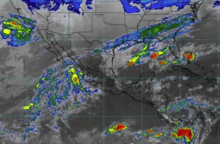 Frente frío provocará bajas temperaturas y lluvias en 7 estados del país.