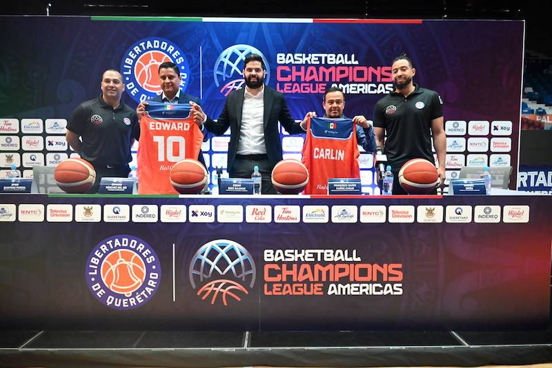 Libertadores de Queretaro participará en la Basquetball Champions League Americas 2022.