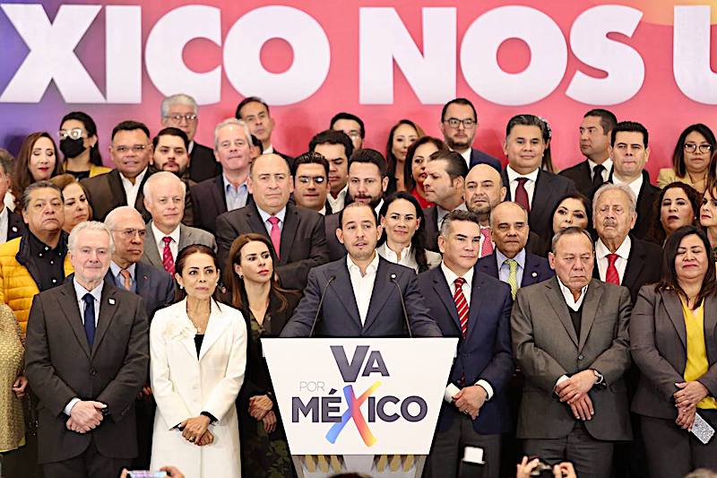 PAN, PRI y PRD se reconcilian y van juntos en EdoMex y Presidencia en 2024