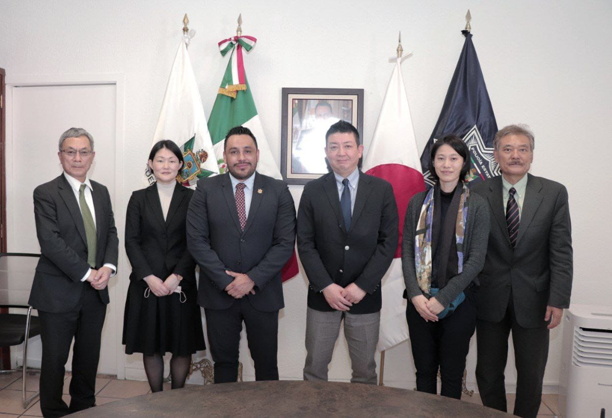 Japoneses reconocen trabajo en materia de seguridad en Querétaro.