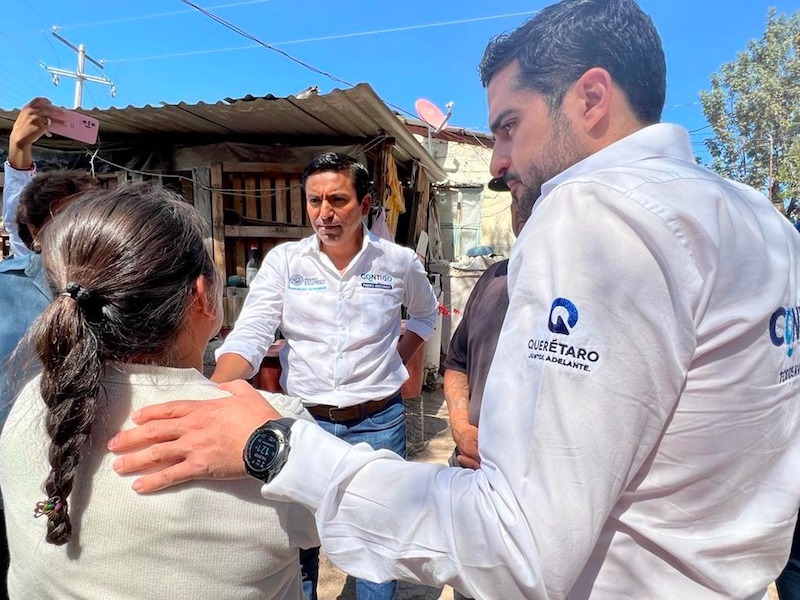 Supervisan en Pedro Escobedo el programa Para una vivienda digna.