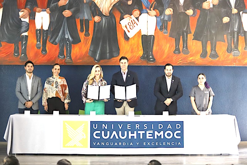 DIF Municipal de Querétaro y Universidad Cuauhtémoc firman convenio para brindar apoyo dental.