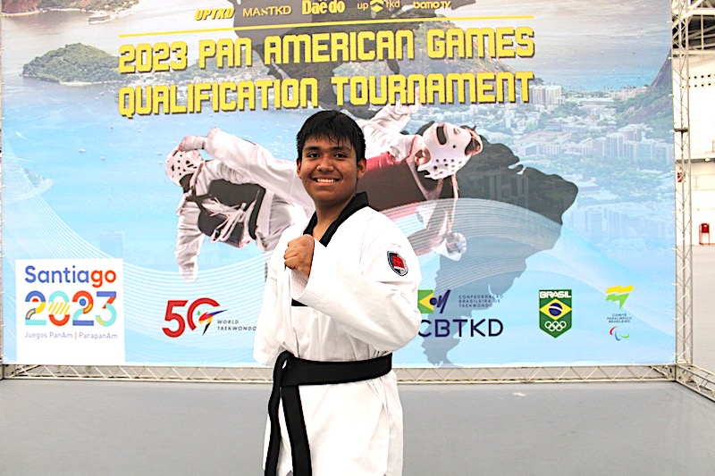 #Deporte #OrgulloQro Taekwondoín Queretano, Zaid Cano, logra pase a los Juegos Panamericanos Santiago 2023.