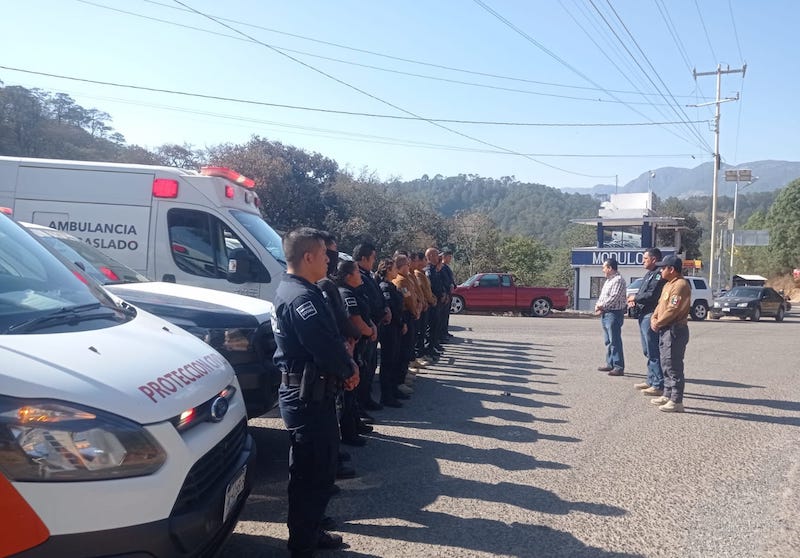 San Joaquín: Arranca operativo de Seguridad Semana Santa 2023. Autoridades Municipales han desplegado vehículos de seguridad y protección civil para proteger a los ciudadanos y turistas..