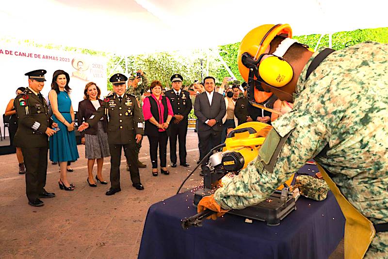 Inicia campaña de Canje de Armas de Fuego 2023 en la Capital queretana.