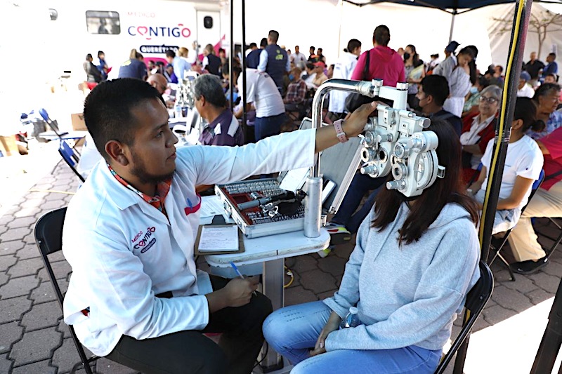 Programa Médico Contigo acumula más de 7 mil consultas en la Capital de Querétaro.