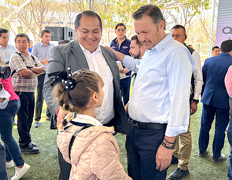 René Mejía encabeza programa "Niñas y niños en el Gobierno 2023" en Amealco.