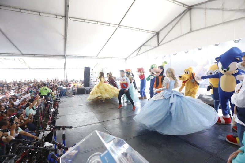 Reúne a 4, 500 personas "Festival Alegría de las Niñas y los Niños"en la Capital queretana.