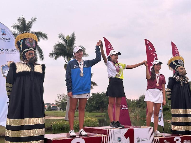 Golfistas queretanos logran 4 medallas en "Nacionales CONADE 2023".