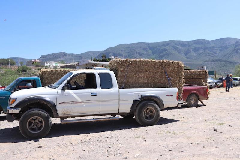 Apoyan con forraje a productores de Peñamiller y Tolimán.