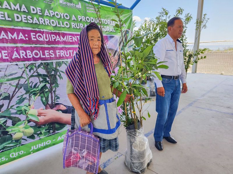 El Marqués entrega árboles frutales a 218 mujeres.