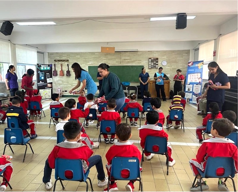 Fomentan salud bucal en Preescolares de Querétaro Capital.