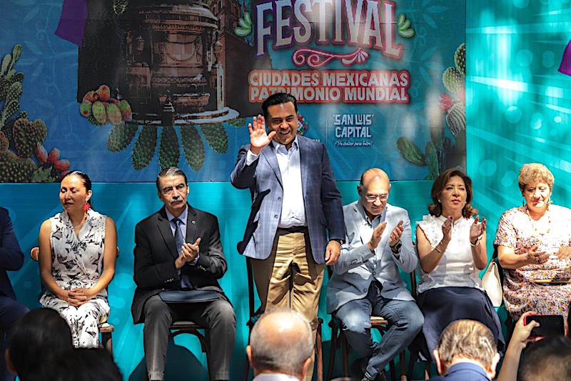 Luis Nava inaugura en San Luis Potosí el 3er Festival Ciudades Patrimonio Mundial