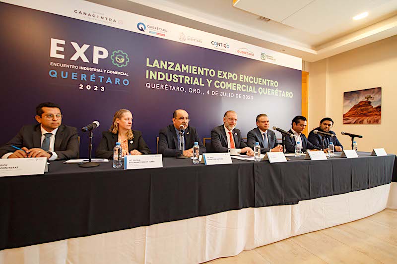 Presentan la Expo Encuentro Industrial y Comercial Querétaro 2023.