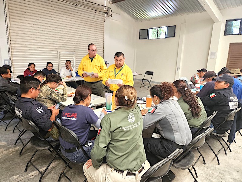 Realizan curso de combate a incendios forestales en Huimilpan.